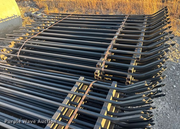 image for item ET4384 Wrought iron fence panels