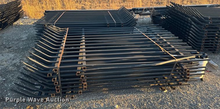 image for item ET4384 Wrought iron fence panels