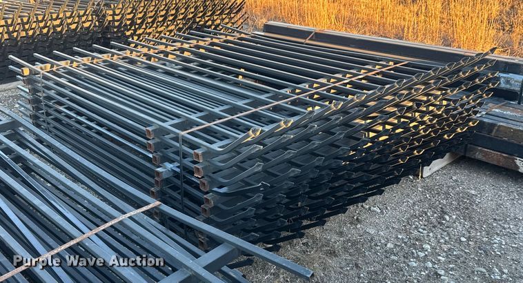 image for item ET4384 Wrought iron fence panels