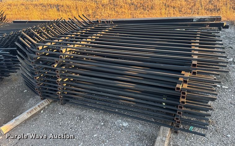 image for item ET4384 Wrought iron fence panels