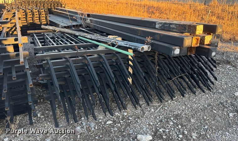 image for item ET4384 Wrought iron fence panels