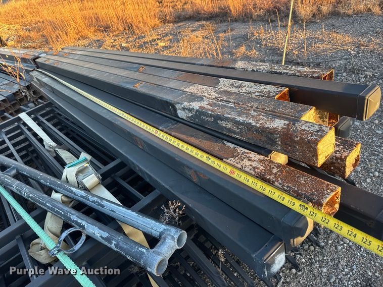 image for item ET4384 Wrought iron fence panels