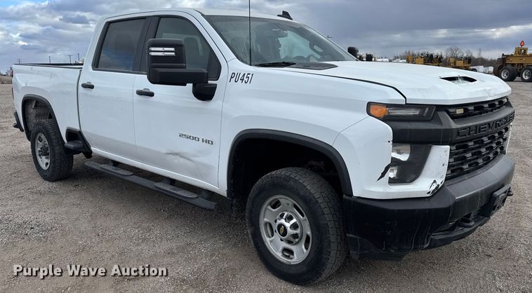 image for item ET4395 2020 Chevrolet Silverado 2500HD Crew Cab pickup truck
