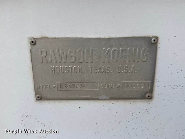 image for item ET4402 Rawson-Koenig E84DW94 utility bed