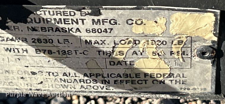 image for item ET6853 1990 Automatic Equipment car dolly