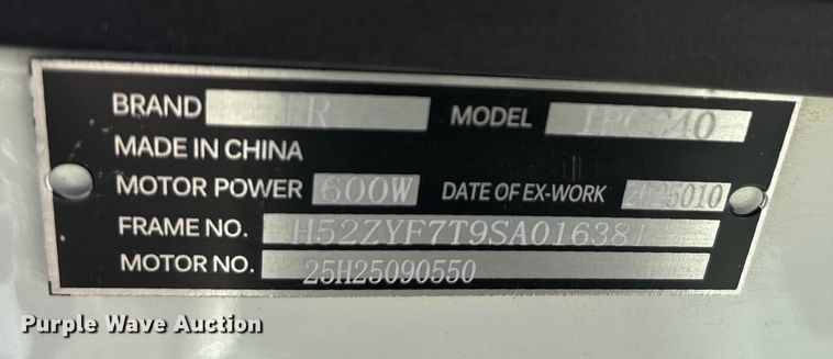 image for item EU0256 IR IRGC40 electric tricycle