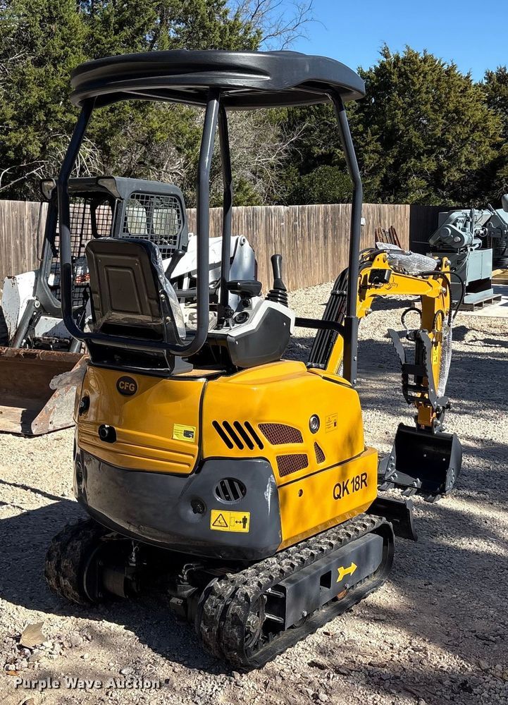 image for item EU0257 2025 CFG Industrial QK18R mini excavator