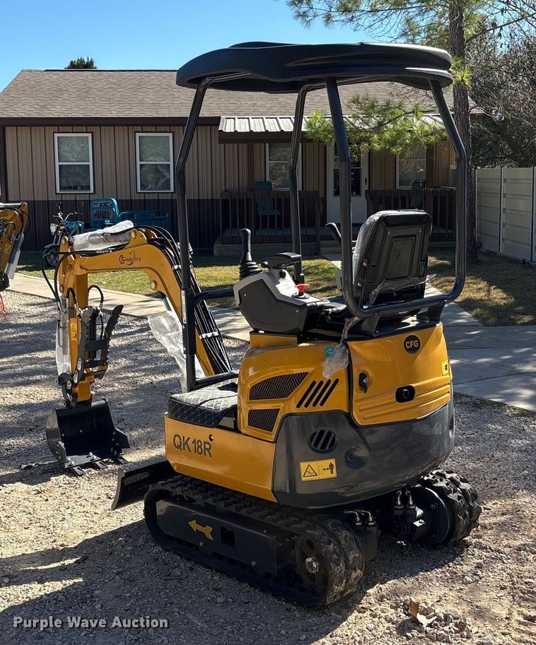image for item EU0257 2025 CFG Industrial QK18R mini excavator