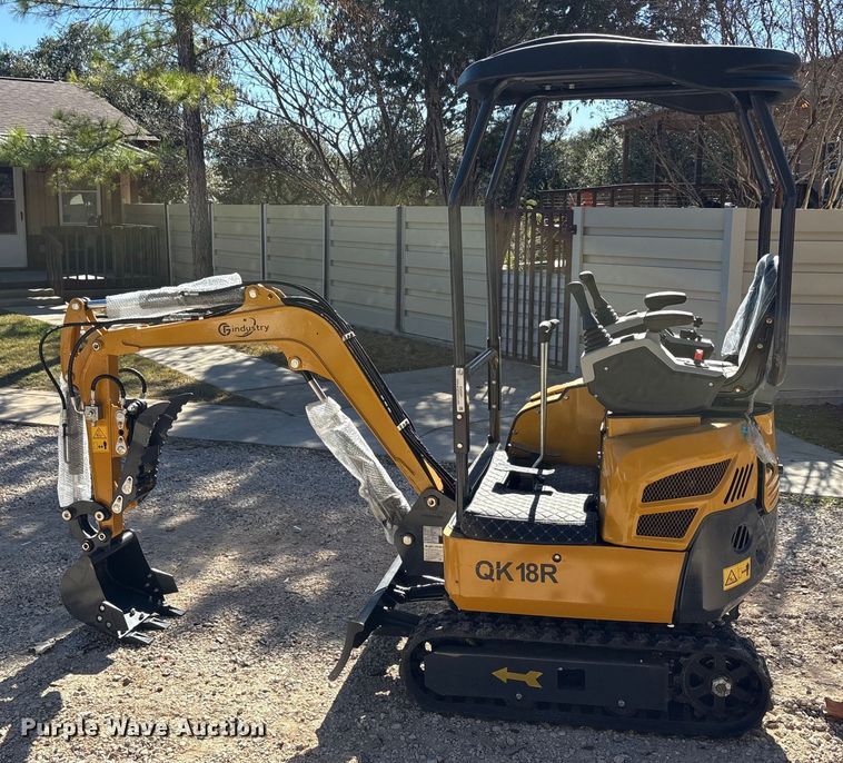 image for item EU0257 2025 CFG Industrial QK18R mini excavator