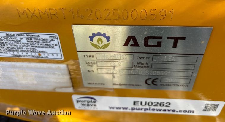 image for item EU0262 2025 AGT MX-MRT14 compact utility loader