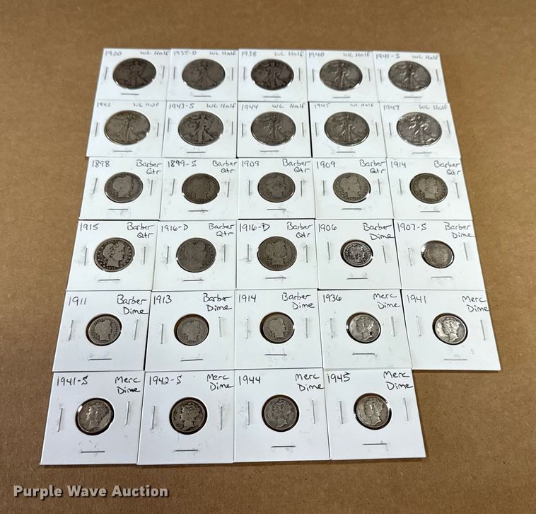 image for item EU4036 (29) Silver coins