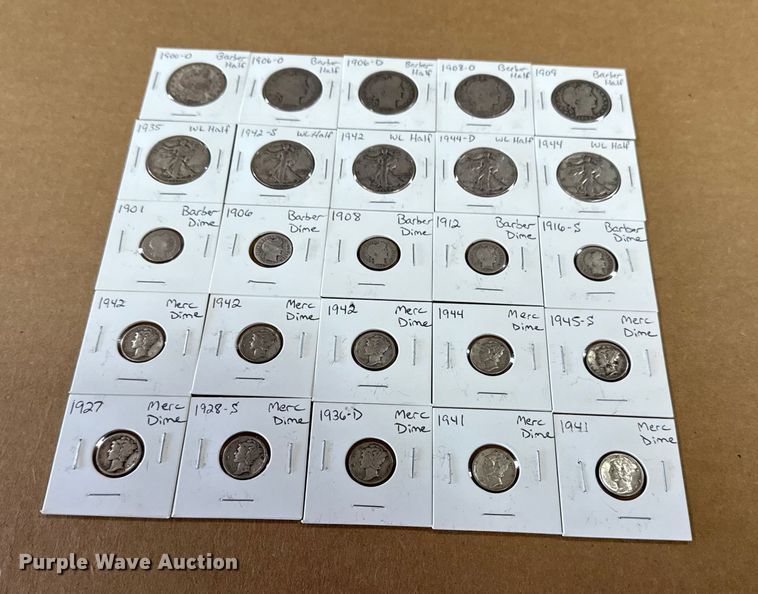 image for item EU4039 (25) Silver coins