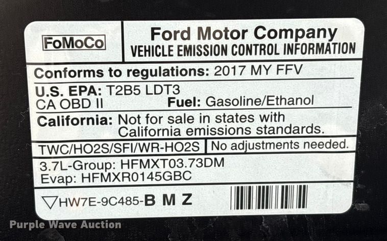 image for item EU7133 2017 Ford Explorer Police Interceptor SUV