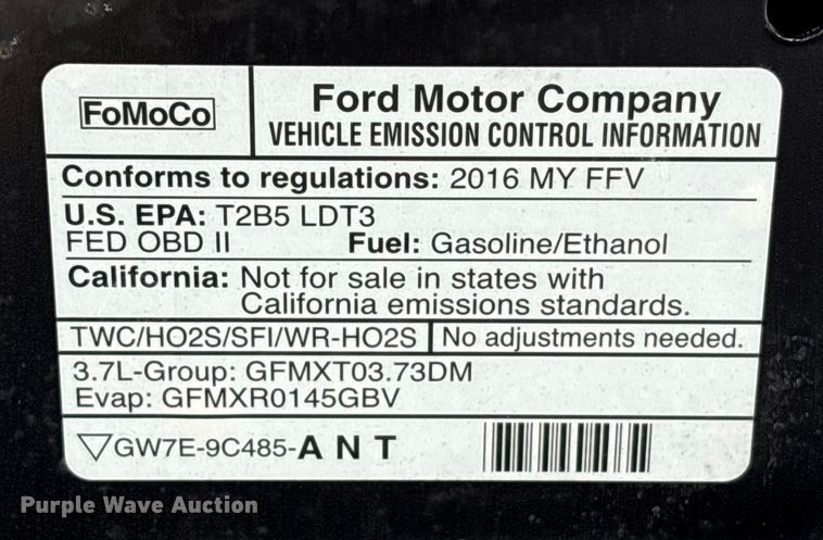 image for item EU7134 2016 Ford Explorer Police Interceptor SUV