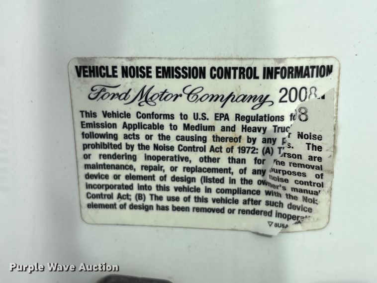 image for item EU7136 2008 Ford F450 Super Duty utility / service truck