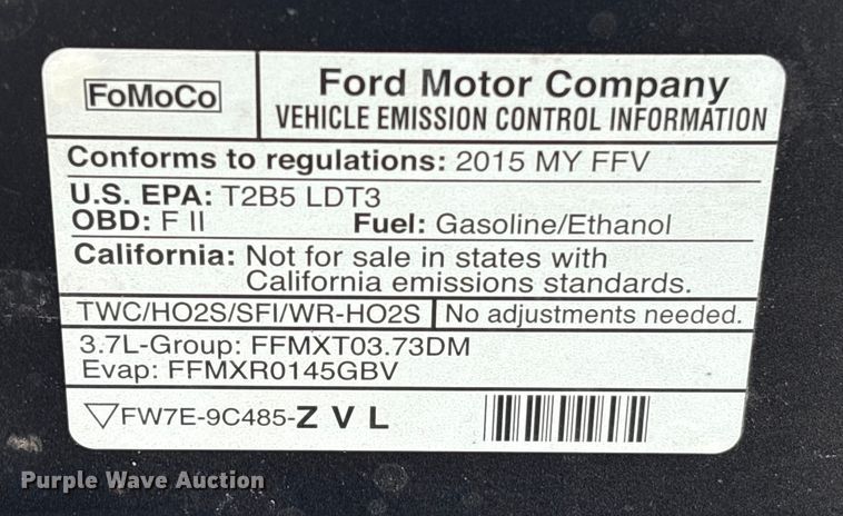 image for item EU7141 2015 Ford Explorer Police Interceptor SUV