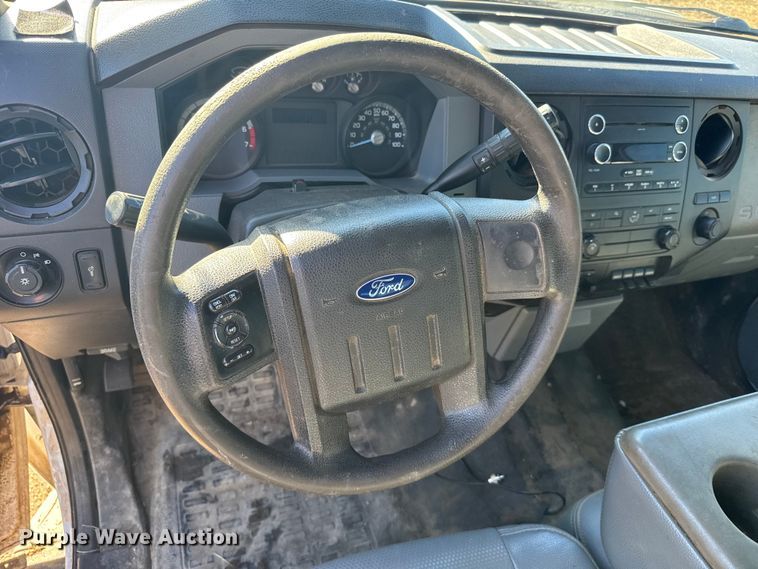 image for item FB0563 2016 Ford F350 Super Duty XL Crew Cab utility bed pickup truck