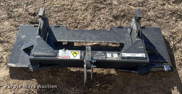 image for item FB0612 Wolverine PT-16-01C skid steer three point plate