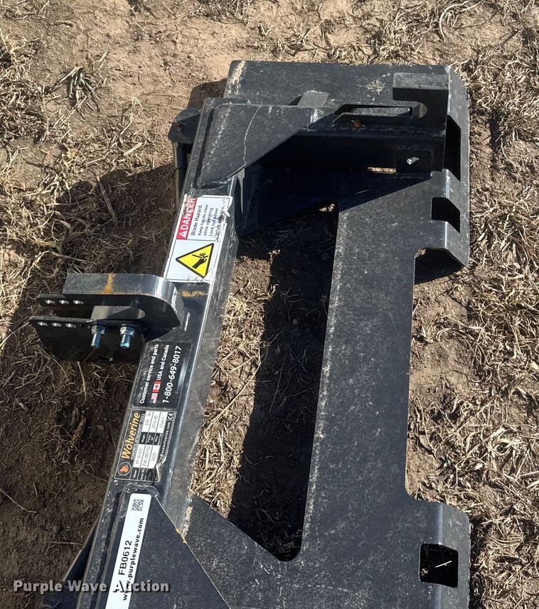 image for item FB0612 Wolverine PT-16-01C skid steer three point plate