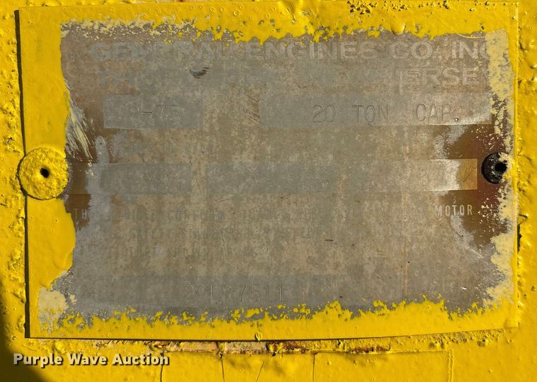 image for item FB3481 General engine loading dock ramp