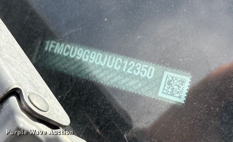 image for item FG0011 2018 Ford Escape SUV