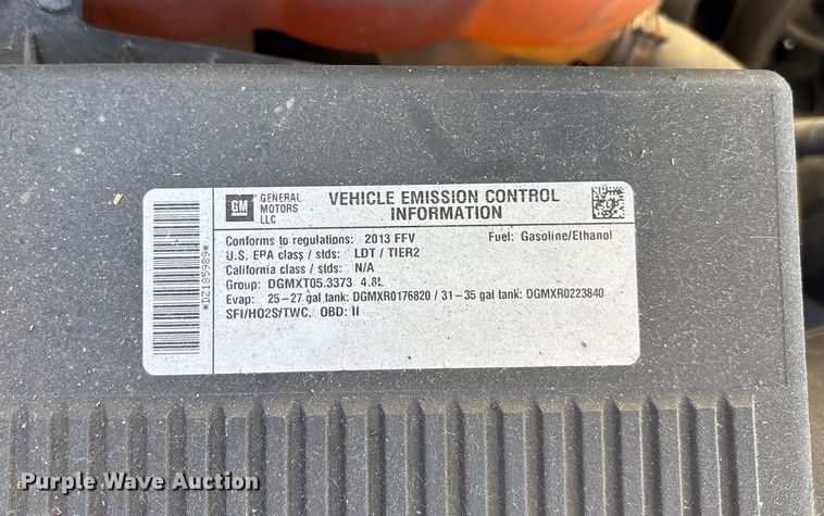 image for item FG1750 2013 GMC Sierra pickup truck