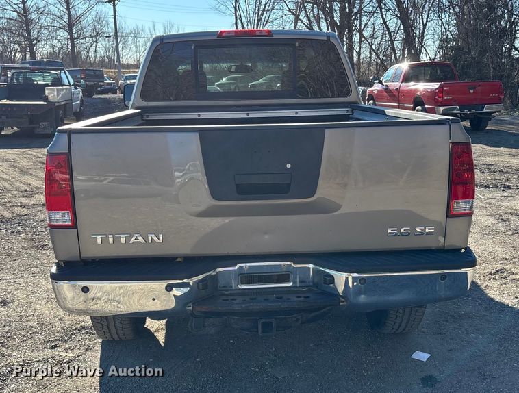 image for item FG1755 2008 Nissan Titan Crew Cab pickup truck