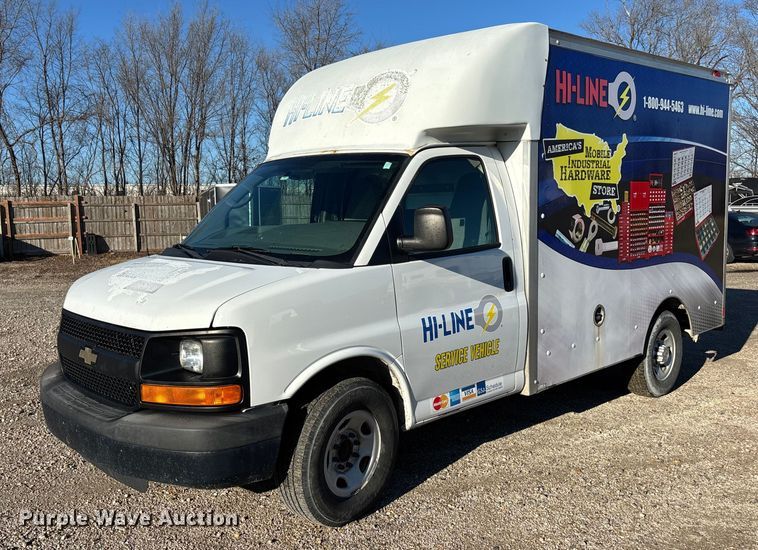 image for item FG1765 2013 Chevrolet Express 3500 box truck