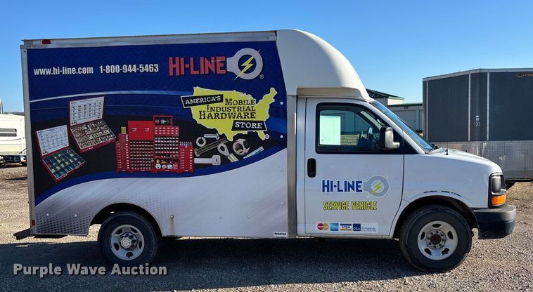 image for item FG1765 2013 Chevrolet Express 3500 box truck