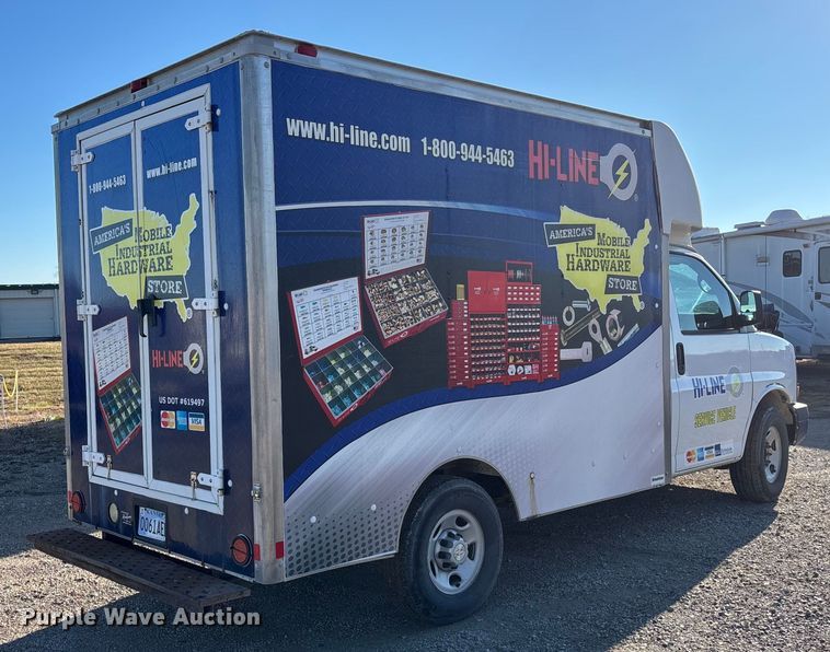 image for item FG1765 2013 Chevrolet Express 3500 box truck