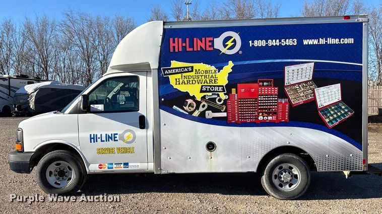 image for item FG1765 2013 Chevrolet Express 3500 box truck