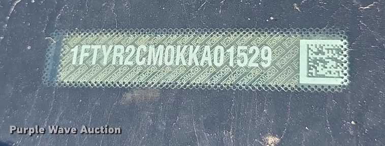 image for item FI0752 2019 Ford Transit 250 van