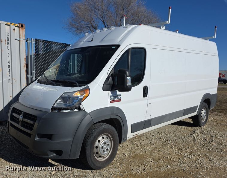 image for item FI0761 2017 RAM ProMaster 2500 van