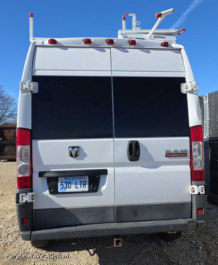 image for item FI0761 2017 RAM ProMaster 2500 van