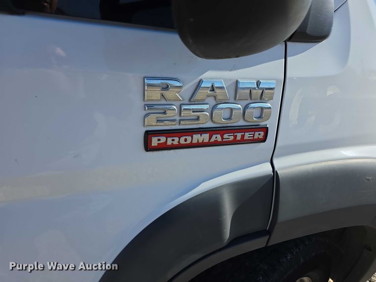image for item FI0761 2017 RAM ProMaster 2500 van