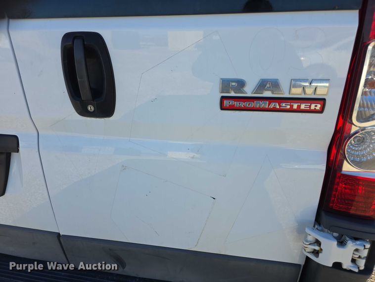 image for item FI0761 2017 RAM ProMaster 2500 van