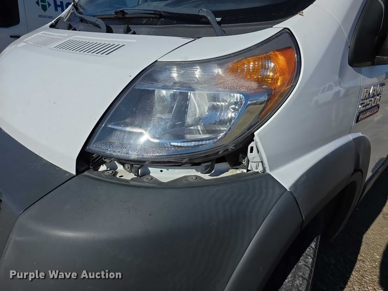 image for item FI0761 2017 RAM ProMaster 2500 van