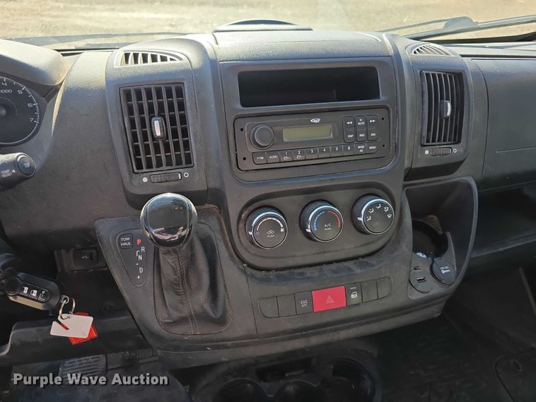 image for item FI0761 2017 RAM ProMaster 2500 van