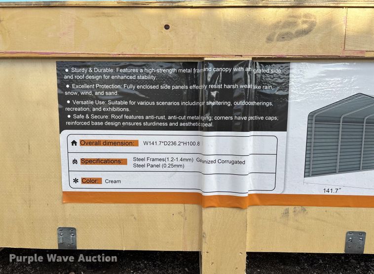 image for item FI1586 2025 SDLANCH SDLC1220 car port