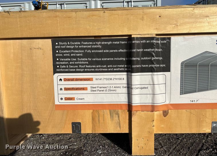 image for item FI1587 2025 SDLANCH SDLC1220 car port