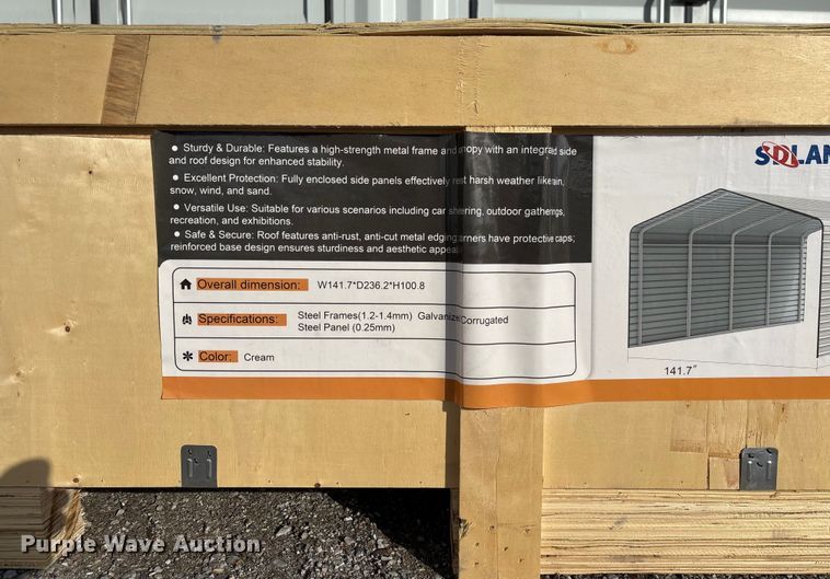 image for item FI1590 2025 SDLANCH SDLC1220 car port