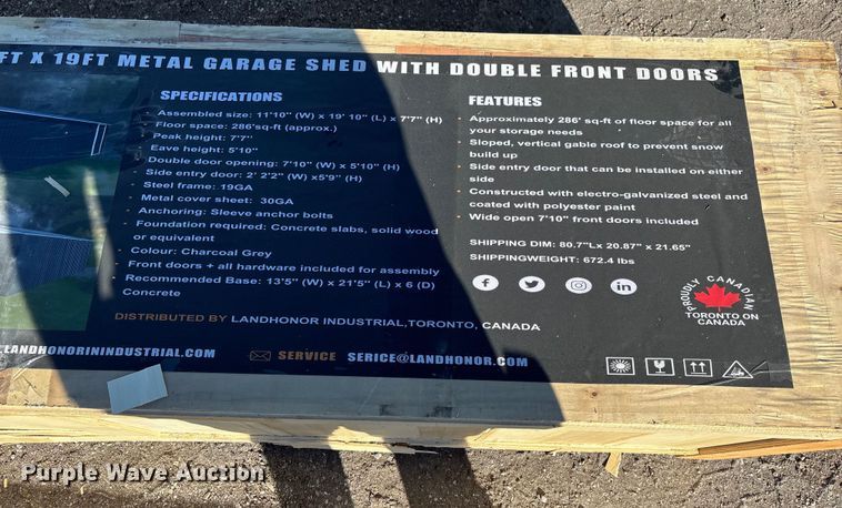 image for item FI1592 LandHonor LHR-MS1119 garage