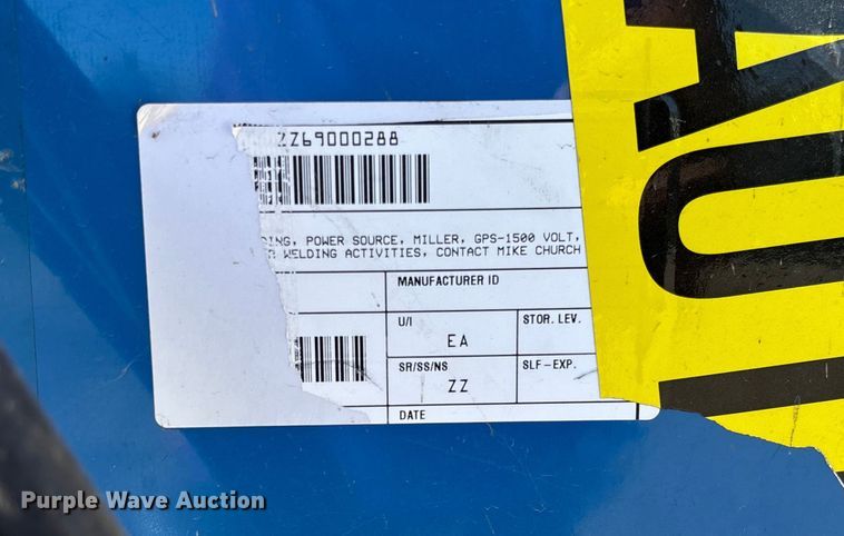 image for item FI1594 Miller GPS-1500V welding power supply
