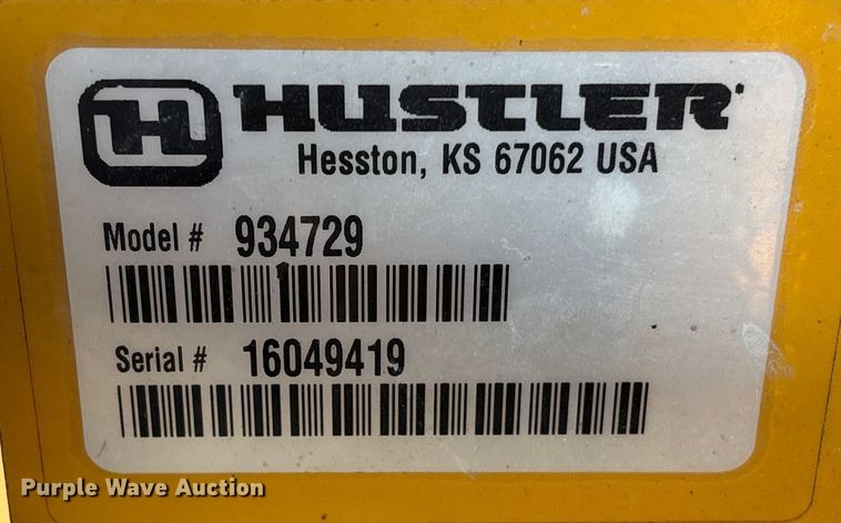 image for item OE9277 Hustler Super 104 ZTR lawn mower