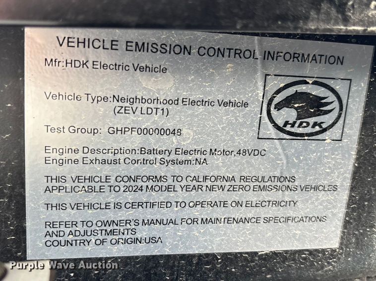 image for item YA1846 2024 Evolution Lithium LifePO4 golf cart