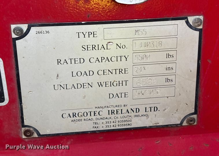 image for item YA1877 Moffett M55 forklift