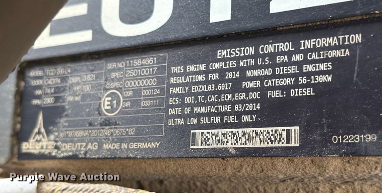 image for item YA1883 2014 Genie GTH-844 telehandler