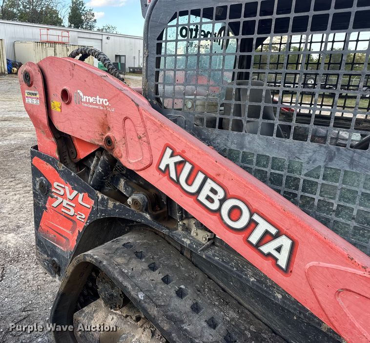 image for item DO2376 2016 Kubota SVL75-2 tracked skid steer loader