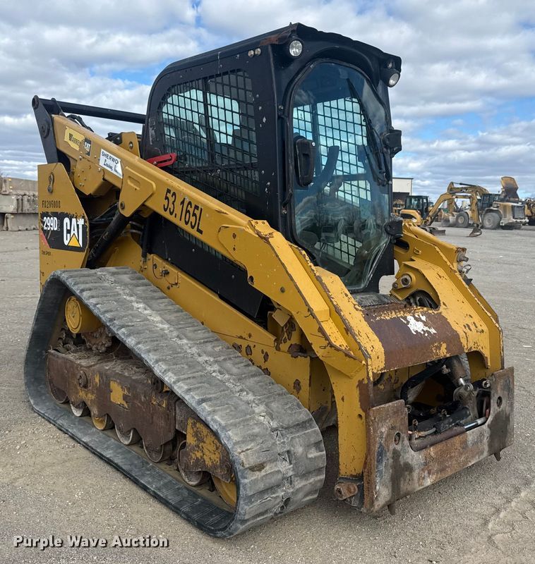 image for item DQ4223 2019 Caterpillar 299D2 tracked skid steer loader
