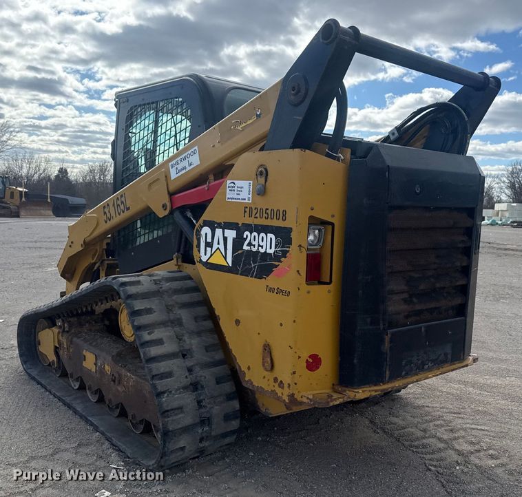 image for item DQ4223 2019 Caterpillar 299D2 tracked skid steer loader